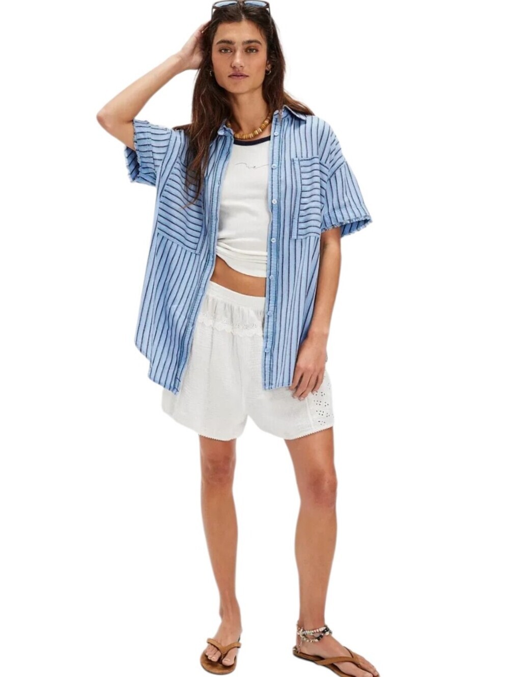 Free People We The Free Christoper Linen Shirt